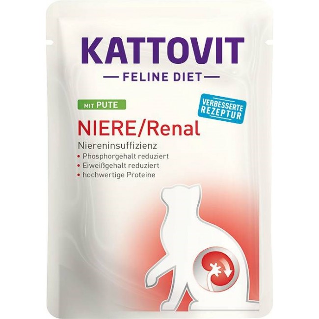 KATTOVIT Feline Diet Niere/Renal - wet cat food - 12 x 85g KATTOVIT Feline Diet Niere/Renal - wet cat food - 12 x 85g