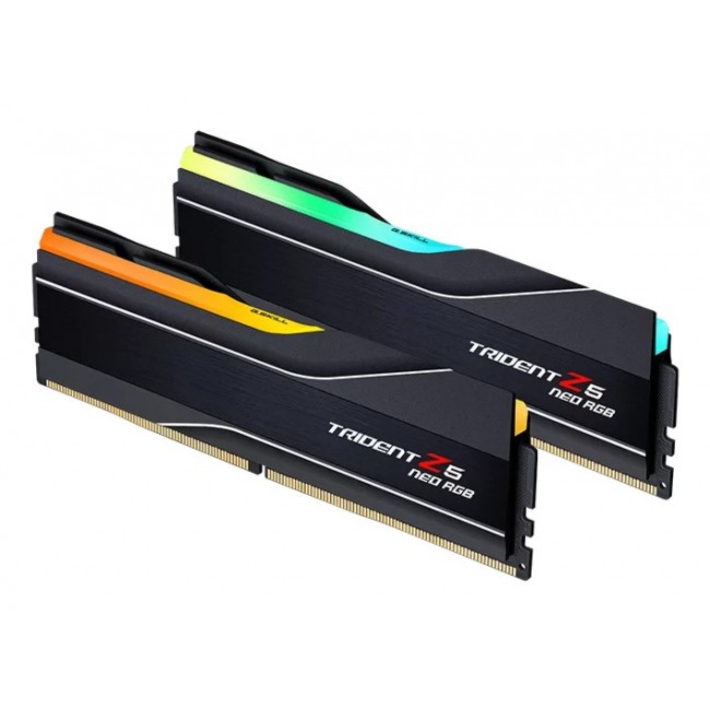 G.Skill Trident Z5 Neo RGB F5-6400J3239F24GX2-TZ5NR memory module 48 GB 2 x 24 GB DDR5 6400 MHz G.Skill Trident Z5 Neo RGB F5-6400J3239F24GX2-TZ5NR memory module 48 GB 2 x 24 GB DDR5 6400 MHz