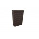Curver NATURAL STYLE laundry basket 40L DarkBrown