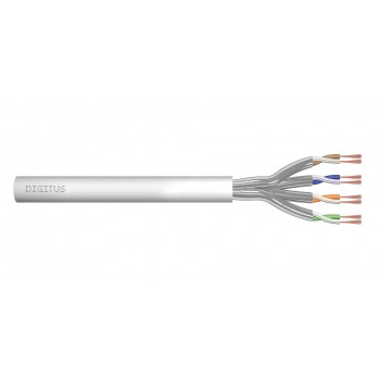 DIGITUS CAT 6A U/FTP Twisted Pair Roh-Patchkabel, 305m,grau