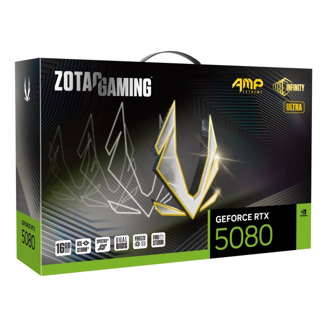 Zotac GAMING GeForce RTX 5080 AMP Extreme INFINITY ULTRA NVIDIA 16 GB GDDR7