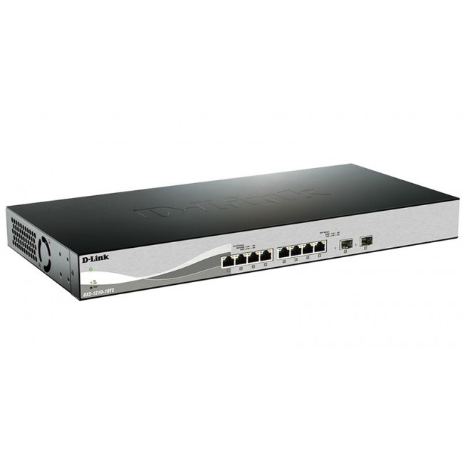 D-Link DXS-1210-10TS Managed L2/L3 10G Ethernet (100/1000/10000) 1U Black, Silver D-Link DXS-1210-10TS Managed L2/L3 10G Ethernet (100/1000/10000) 1U Black, Silver