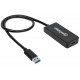 Manhattan USB-A to HDMI Adapter Cable, 60cm, Male to Female, 5 Gbps (USB 3.2 Gen1 aka USB 3.0), 2560x1440 @ 32-bit colour, Full HD video 1080p@16:9, Black, Blister Manhattan USB-A to HDMI Adapter Cable, 60cm, Male to Female, 5 Gbps (USB 3.2 Gen1 aka USB 3.0), 2560x1440 @ 32-bit colour, Full HD video 1080p@16:9, Black, Blister