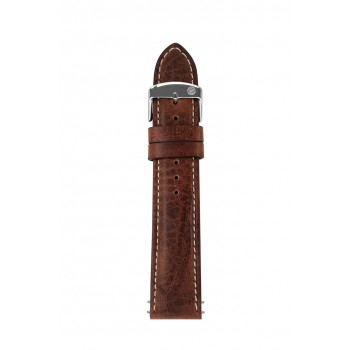 Leather strap Zeppelin, brown 22 mm