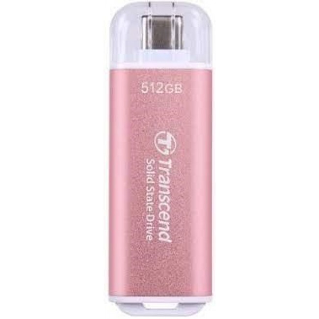 Transcend ESD300 512 GB USB Type-C 3.2 Gen 2 (3.1 Gen 2) Pink Transcend ESD300 512 GB USB Type-C 3.2 Gen 2 (3.1 Gen 2) Pink