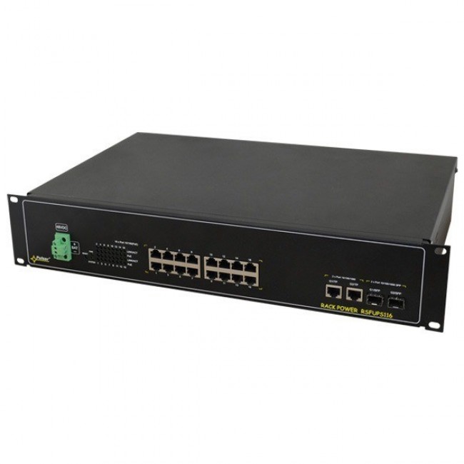 PULSAR 16-port S116 switch for up to 16 IP cameras PULSAR 16-port S116 switch for up to 16 IP cameras