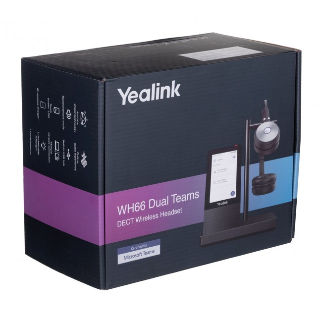 Yealink WH66 DECT Wireless Headset DUAL TEAMS Yealink WH66 DECT Wireless Headset DUAL TEAMS