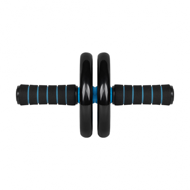 REBEL ACTIVE Double wheel, roller for abdominal exercises AB Wheel REBEL ACTIVE Double wheel, roller for abdominal exercises AB Wheel