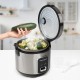 ProfiCook PC-RK 1285 rice cooker Black, Silver