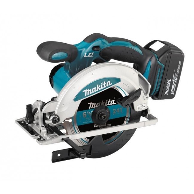 Makita DSS610RTJ portable circular saw 16.5 cm Black, Blue 3700 RPM