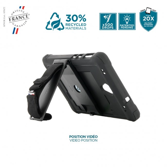 Mobilis 067014 PROTECH - Case + 360 rotating handstrap + kickstand for Galaxy Tab Active5 8''