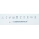 Esperanza EBS016W personal scale Square White Electronic personal scale