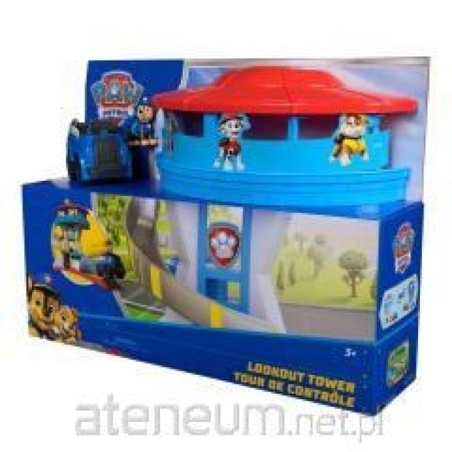 PAW Patrol Lookout Tower, 20-Inch Tower with Chase Action Figures, Rescue Vehicle & Launcher, Kids Toys for Boys & Girls Ages 3 and Up