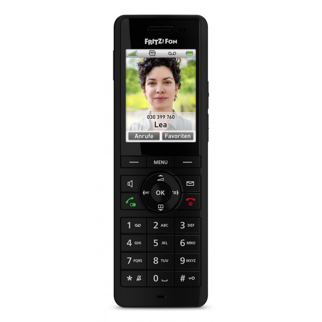 Fon FRITZ! X6 DECT telephone Caller ID Black