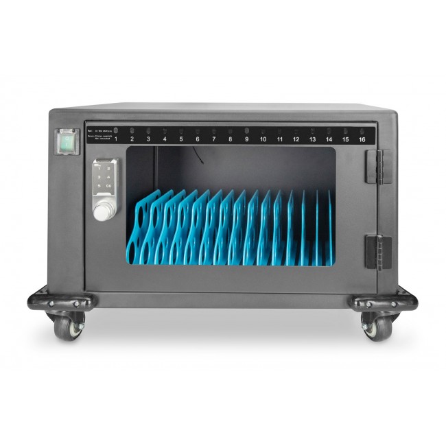 Digitus Mobile Charging Cabinet for 16 Tablets Up to 13 Inches, USB-C