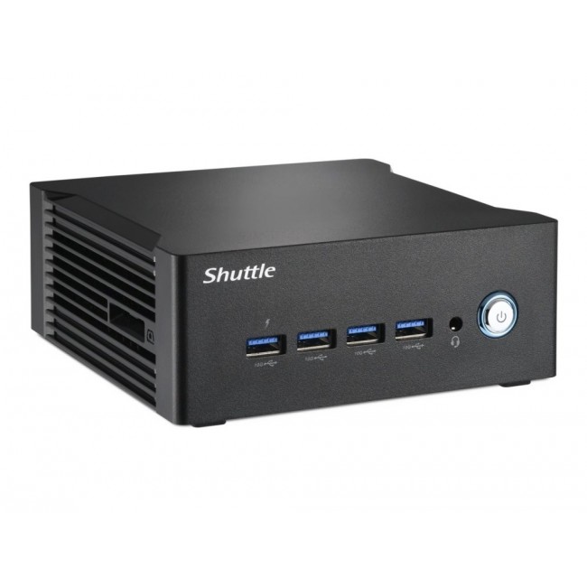 Shuttle Nano PC NA10H7, AMD Ryzen 7-8845HS APU, Radeon780M , 2xHDMI, 2xUSB-C 4.0(DP), 2x2.5Gbit LAN, 24/7 permanent operation, incl. VESA
