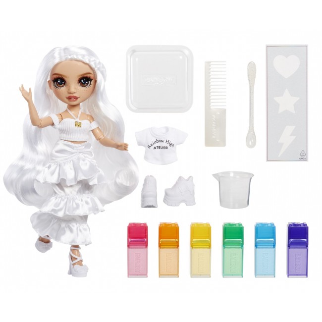 Rainbow High Watercolor & Create Fashion Doll, Brown Eyes Rainbow High Watercolor & Create Fashion Doll, Brown Eyes