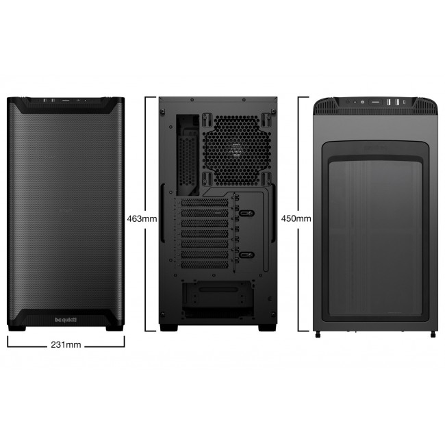 be quiet! PURE BASE 501 Airflow Black Midi Tower be quiet! PURE BASE 501 Airflow Black Midi Tower