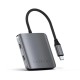 Satechi ST-H4CPDM interface hub USB Type-C 10000 Mbit/s Grey Satechi ST-H4CPDM interface hub USB Type-C 10000 Mbit/s Grey