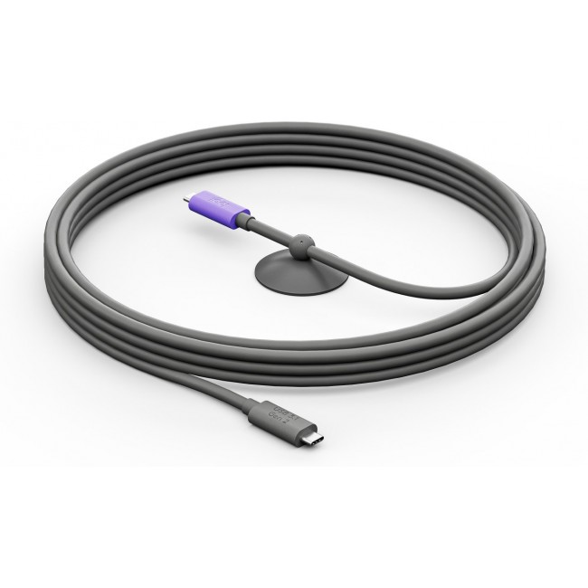 Logitech 952-000195 USB cable USB 3.2 Gen 2 (3.1 Gen 2) 5 m USB C Graphite, Violet Logitech 952-000195 USB cable USB 3.2 Gen 2 (3.1 Gen 2) 5 m USB C Graphite, Violet
