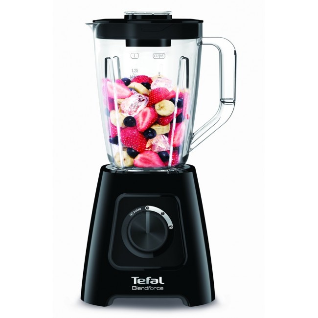 Tefal BlendForce II BL4208 blender 1.25 L Tabletop blender 600 W Black Tefal BlendForce II BL4208 blender 1.25 L Tabletop blender 600 W Black