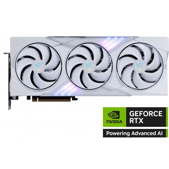 MSI GAMING GEFORCE RTX 5080 16G TRIO OC WHITE graphics card NVIDIA 16 GB GDDR7
