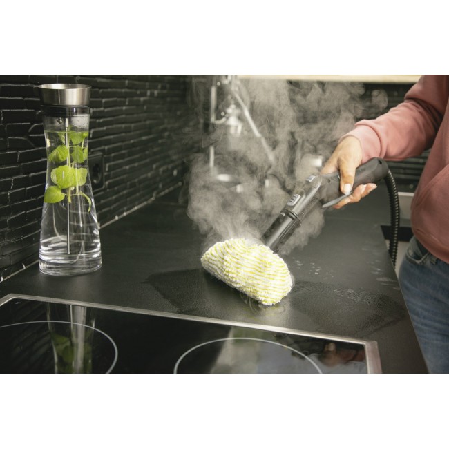 K rcher SC 4 EasyFix IRON Cylinder steam cleaner 0.8 L 2000 W Black, White