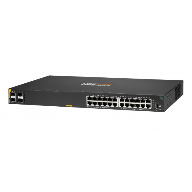 HPE Aruba Networking CX 6000 24G Class4 PoE 4SFP 370W Switch HPE Aruba Networking CX 6000 24G Class4 PoE 4SFP 370W Switch