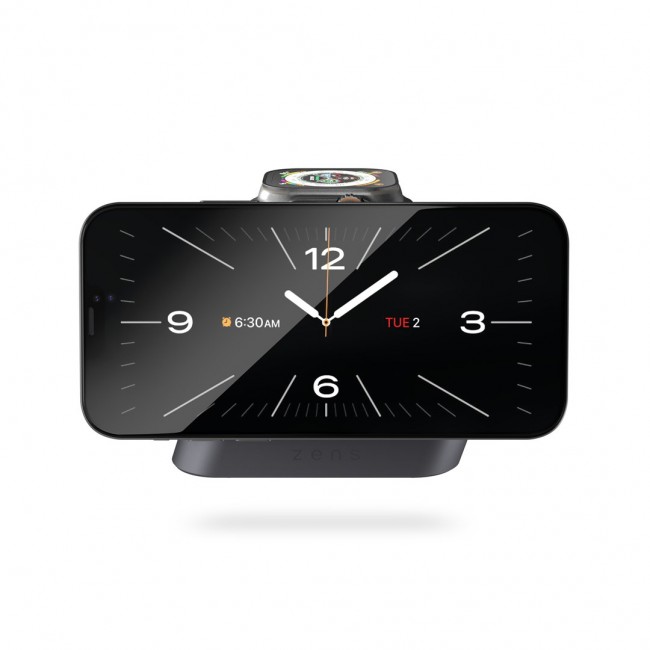 ZENS Nightstand Charger Pro 2 Headphones, Smartphone, Smartwatch Black AC Wireless charging Fast charging Indoor