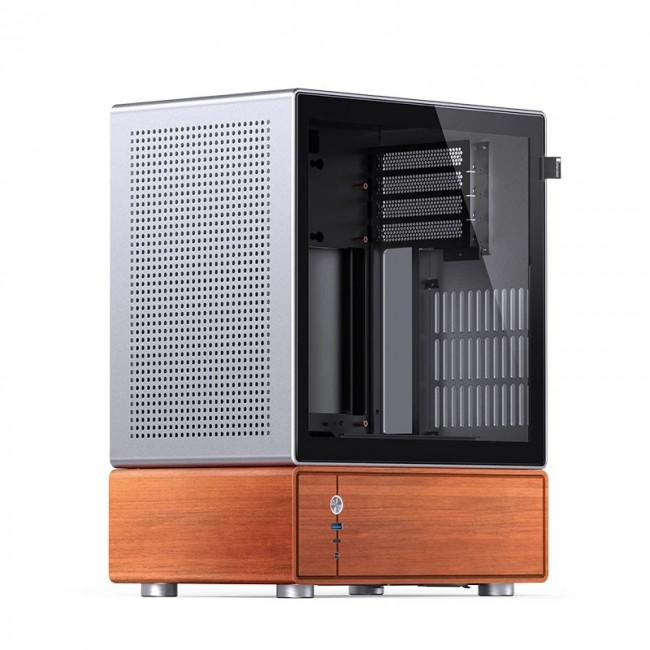 Jonsbo T7 Midi Tower Wood, Silver