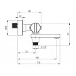 Thermostatic bathtub mixer