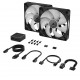 Corsair iCUE LINK RX140 RGB Computer case Fan 14 cm Black 2 pc(s)