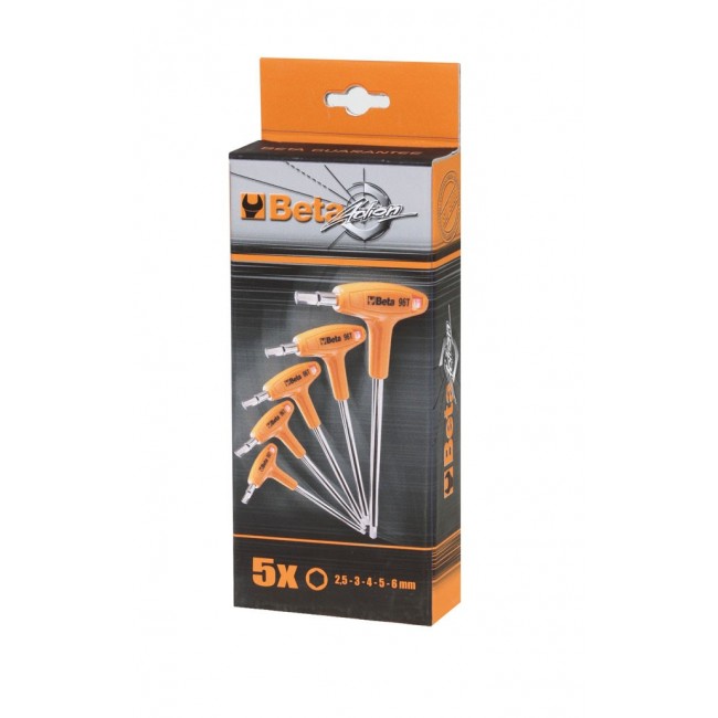 Set of angle hex keys 5 pcs 2.5-3-4-5-6mm