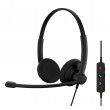 EPOS 1001421 headphones / headset wired, headband, office / call centre, USB Type-C / USB Type-A, black