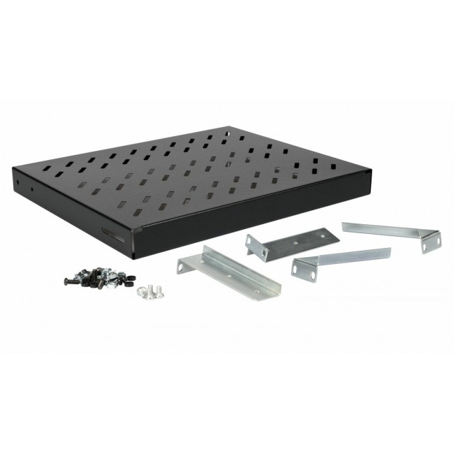 Equip Variable Shelf 19', 1U, 350MM, Black