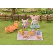 Sylvanian Families Sunny Picnic Set -Fennec Fox Sister & Baby