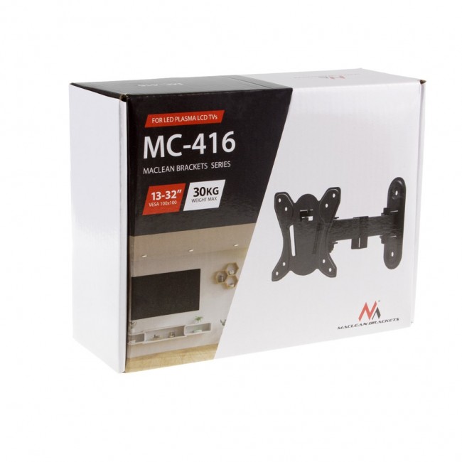 Maclean MC-416 TV Monitor Wall Mount 13