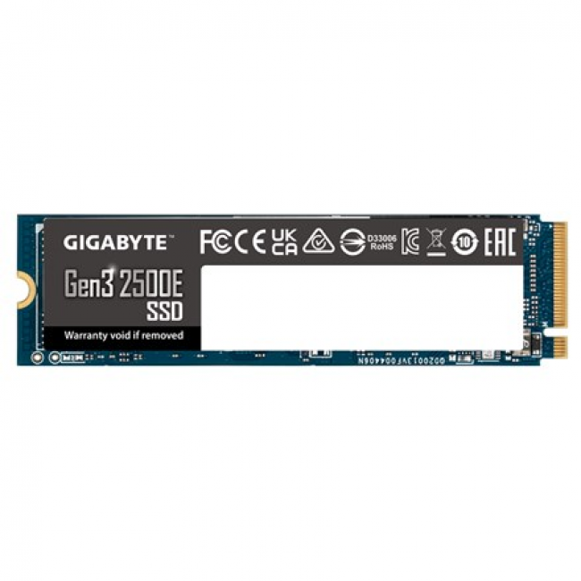 GIGABYTE Gen3 2500E SSD 500GB M.2 PCI Express 3.0 NVMe GIGABYTE Gen3 2500E SSD 500GB M.2 PCI Express 3.0 NVMe