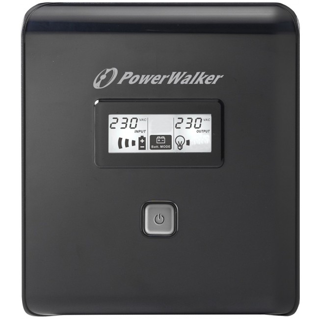 PowerWalker VI 1000 LCD uninterruptible power supply (UPS) 1 kVA 600 W 4 AC outlet(s) PowerWalker VI 1000 LCD uninterruptible power supply (UPS) 1 kVA 600 W 4 AC outlet(s)