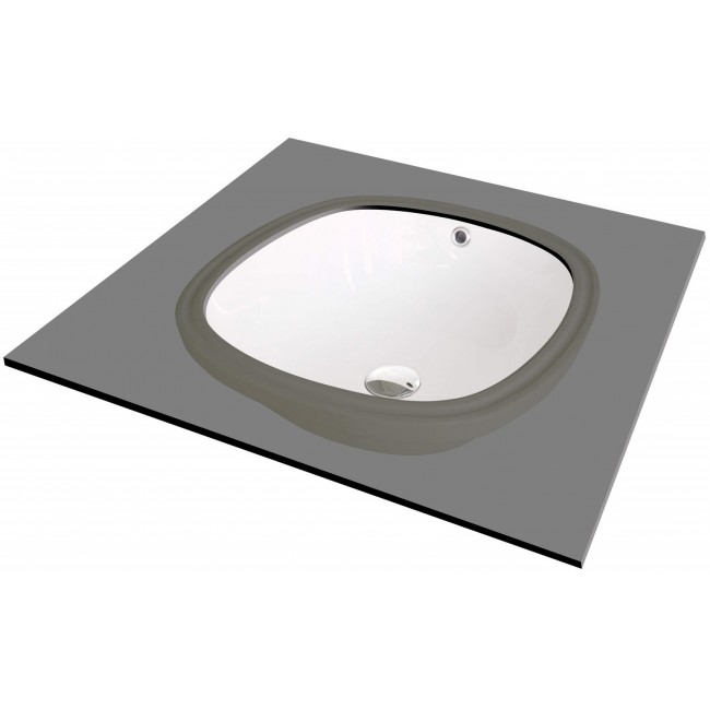 Ceramic undercounter washbasin