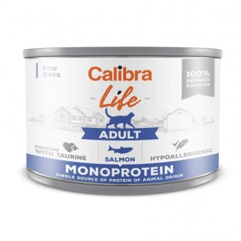 CALIBRA Cat Life Adult Salmon - wet cat food - 200g