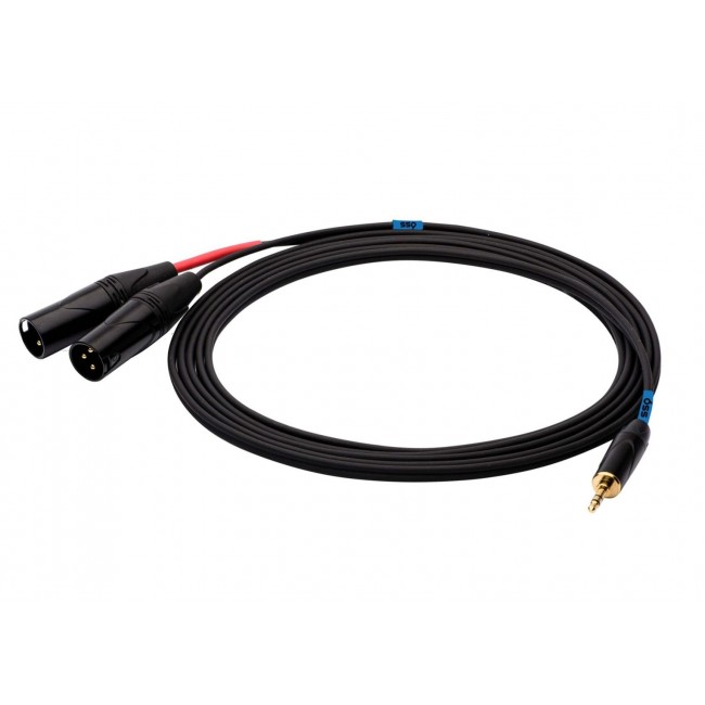 SSQ MIXLR3 - Cable Jack Stereo 3,5 mm - 2x XLR 3 m SSQ MIXLR3 - Cable Jack Stereo 3,5 mm - 2x XLR 3 m