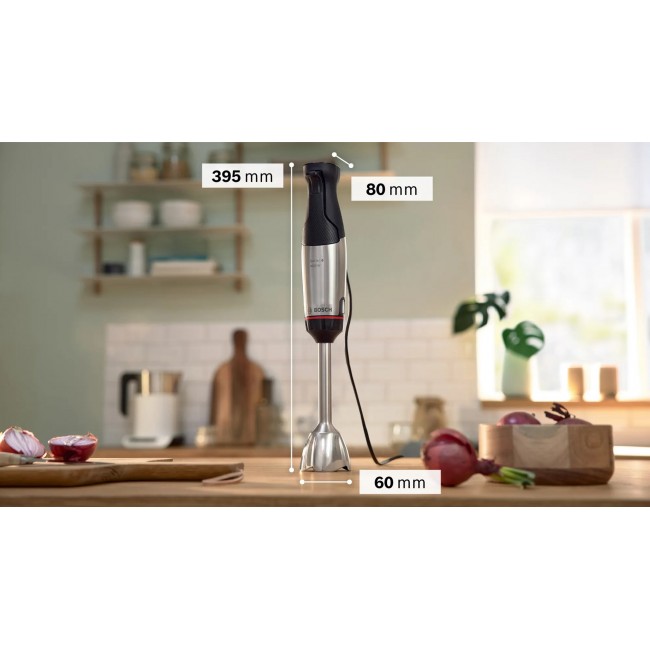 Bosch Serie 6 MSM6M621 blender 0.5 L Immersion blender 1000 W Black, Stainless steel Bosch Serie 6 MSM6M621 blender 0.5 L Immersion blender 1000 W Black, Stainless steel
