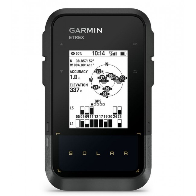 Garmin eTrex SE GPS Solar Tourist Navigation Black/Grey + Garmin HRM Dual Sensor