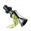 GEFU SPIRELLI XL slicer Manual Black, Stainless steel Plastic, Stainless steel