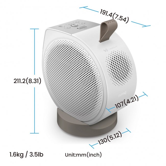 BenQ GV32 500 ANSI lumens DLP 1080p (1920x1080) White