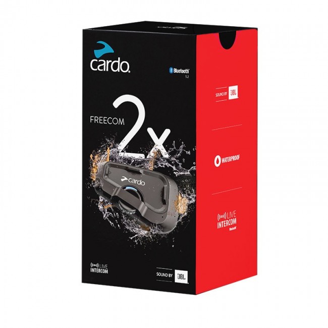 Cardo FRC2X003 motorcycle intercom 2 channels 800 m Black