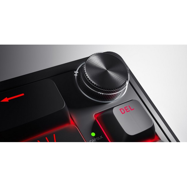 HATOR Skyfall 65 Wired, Mechanical, USB-C, Aurum Sterling, 70M clicks, RGB, Black, 790g