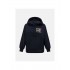 Bluza damska PEAK PERFORMANCE W Terry Graphic Hood kolor czarny - M