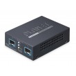 PLANET 2-Port 10G/2.5G/1G/100BASE-X network media converter Black